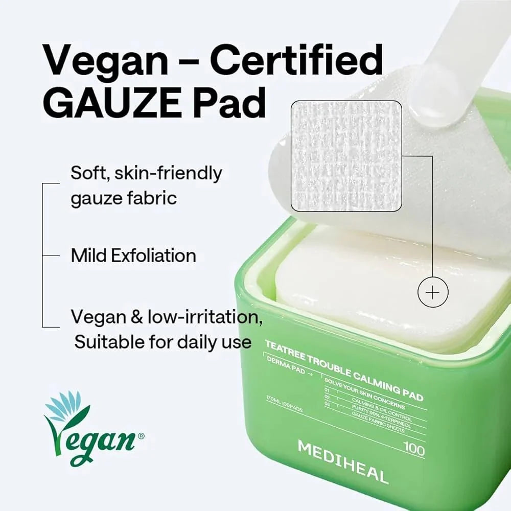 Mediheal Tea tree Trouble Pad 170ml / 100pads