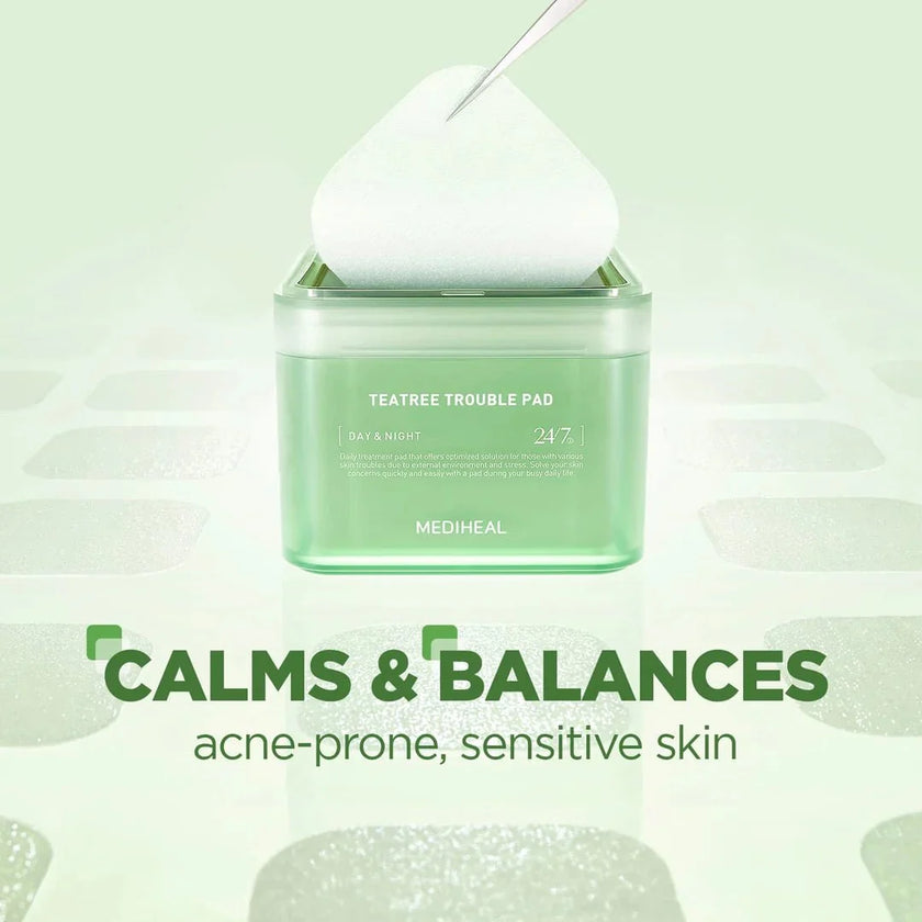 Mediheal Tea tree Trouble Pad 170ml / 100pads