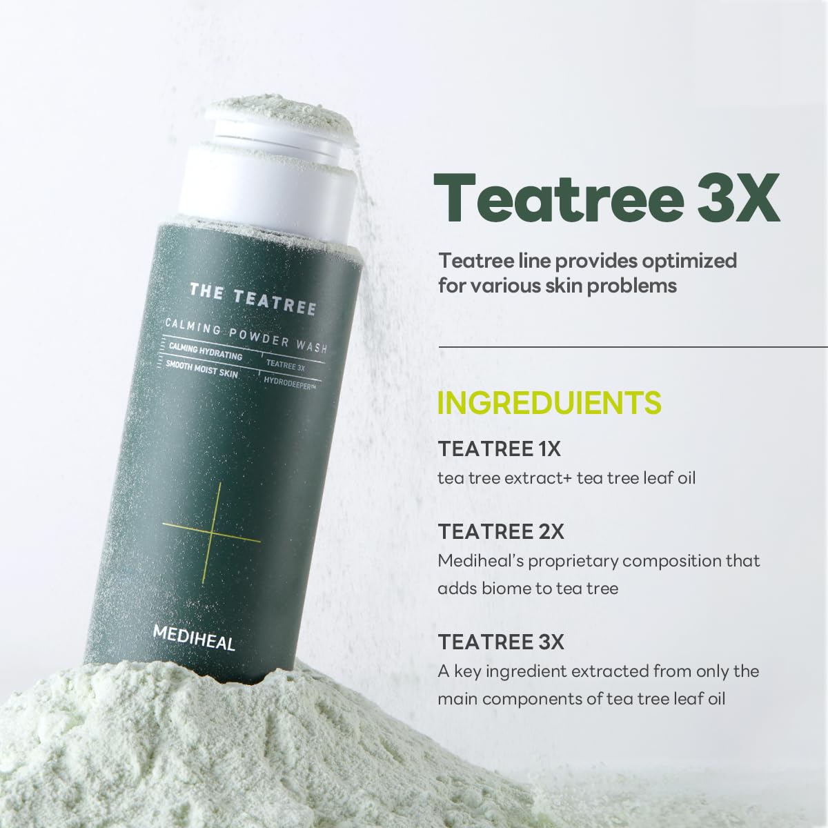 Mediheal The Teatree Calming Powder Wash 50g