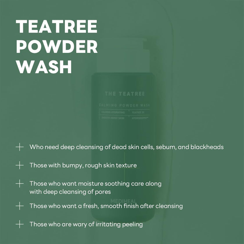 Mediheal The Teatree Calming Powder Wash 50g