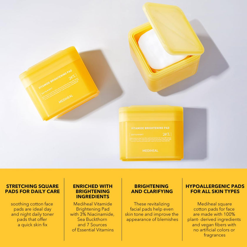 Mediheal Vitamide Brightening Pad 180ml / 100pads