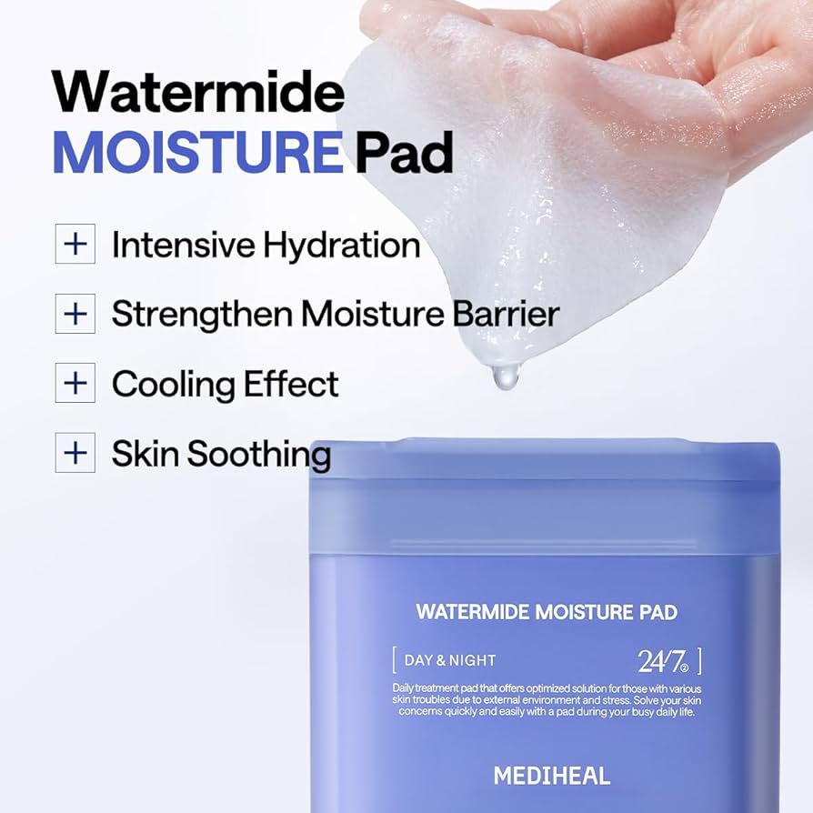 Mediheal Watermide Moisture Pad 170ml / 100pads