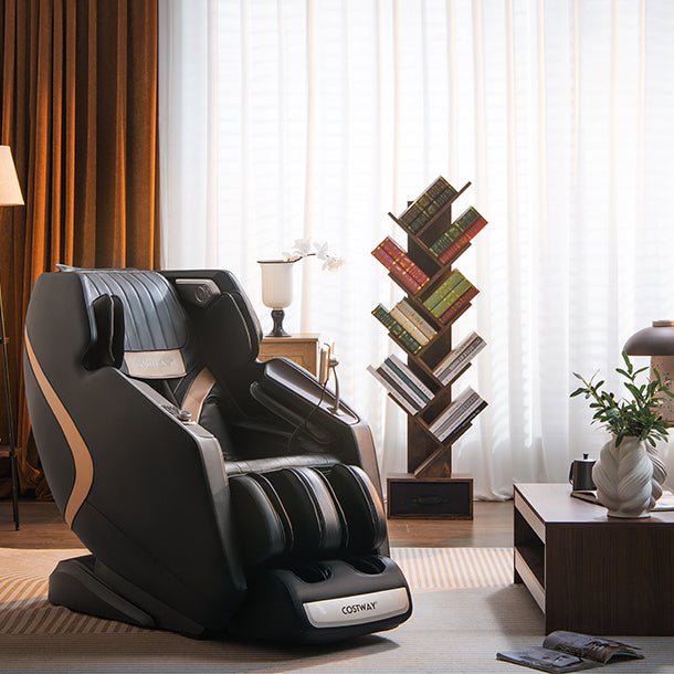 Mega Sale -Top Seller-Premium Series-COSTWAY JL10013 Fully Loaded- 3D SL-Track Full Body Zero Gravity Massage Chair with Thai Stretch- Top 5 Seller-
