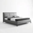 Melbourne Grey Leather Bed