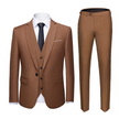 1 Button Jacket  Men's 3-piece suit – perfect for weddings, office & formal events.