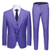 1 Button Jacket  Men's 3-piece suit – perfect for weddings, office & formal events.
