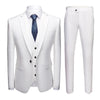 1 Button Jacket  Men's 3-piece suit – perfect for weddings, office & formal events.