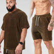 Men's Classy Summer Casual T-shirt Shorts Suit