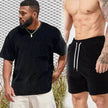 Men's Classy Summer Casual T-shirt Shorts Suit