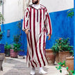 Men's Long Robe Hoodie Moroccan Men's Jalabiya