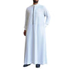 Fashionable and Elegant Men's Fashion Casual White Button Down Arab  Robe Moroccan Men's Jalabiya