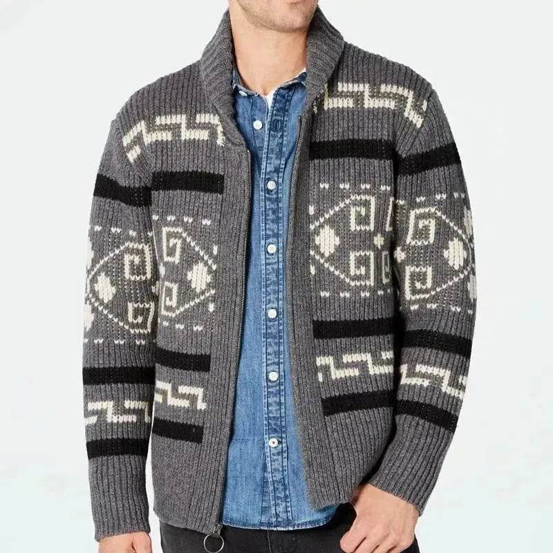 Men's Fashion Lapel Youth Casual Cardigan Jacket