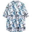Men's Full Printed Graffiti Printing Shirt
