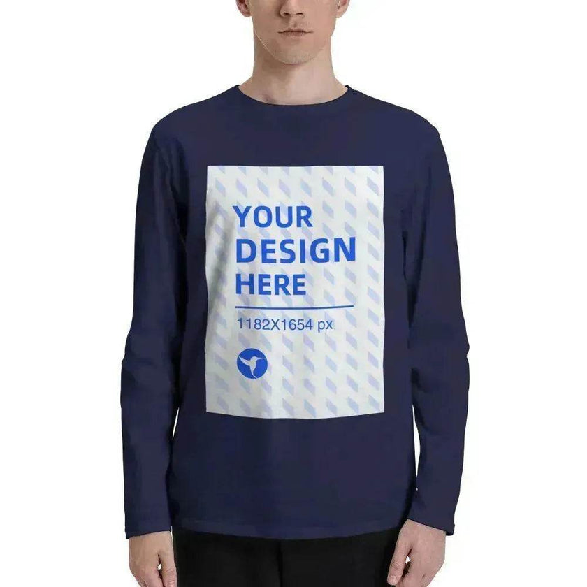 Men's Long Sleeve Crew Neck T-Shirt