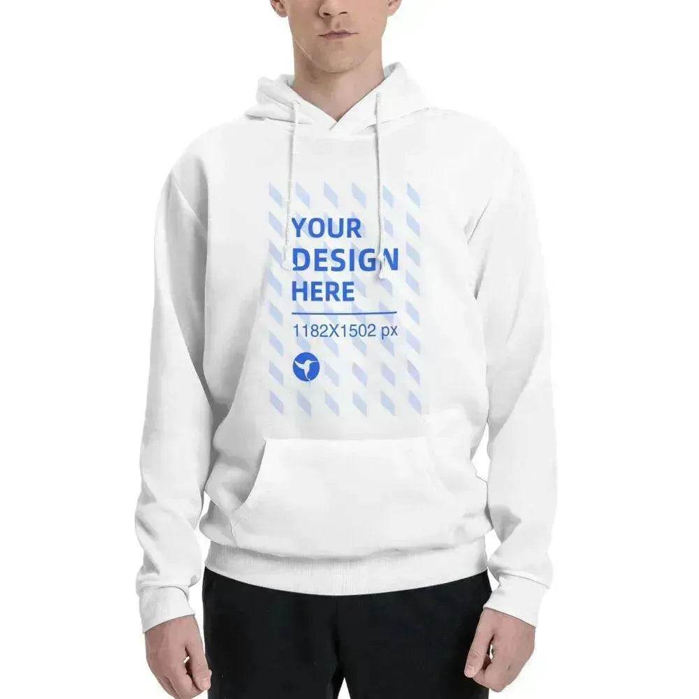 Men's Polyester Fleece Hooded Sweatshirt