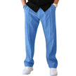 Men's Trouser Pant  Sports Casual Loose Straight Pants With Drawstring Design