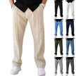 Men's Trouser Pant  Sports Casual Loose Straight Pants With Drawstring Design