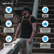 Men's Merino Wool Golf Polo — Lightweight