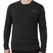 Men's Merino Wool Long Sleeve Henley — Midweight