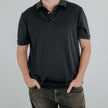 Men's Bamboo Polo Shirt | Black Bison Plaid