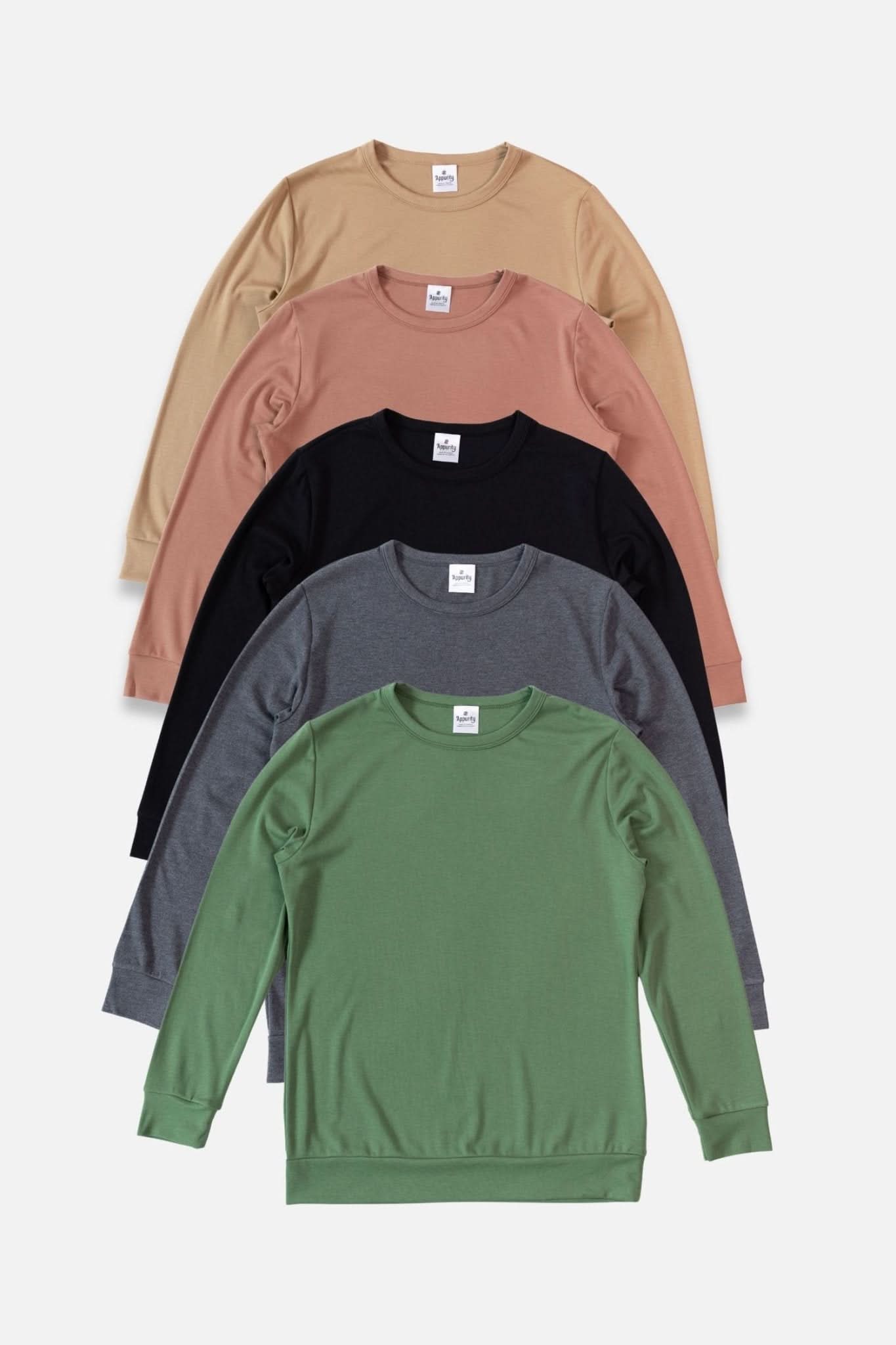 Men's Bamboo Pullover | Charcoal