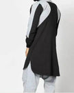 Fashionable and Elegant Mens Colorblock Robe Arab  Zip Pocket Sweatshirt Moroccan Men's Jalabiya