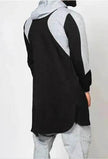 Fashionable and Elegant Mens Colorblock Robe Arab  Zip Pocket Sweatshirt Moroccan Men's Jalabiya