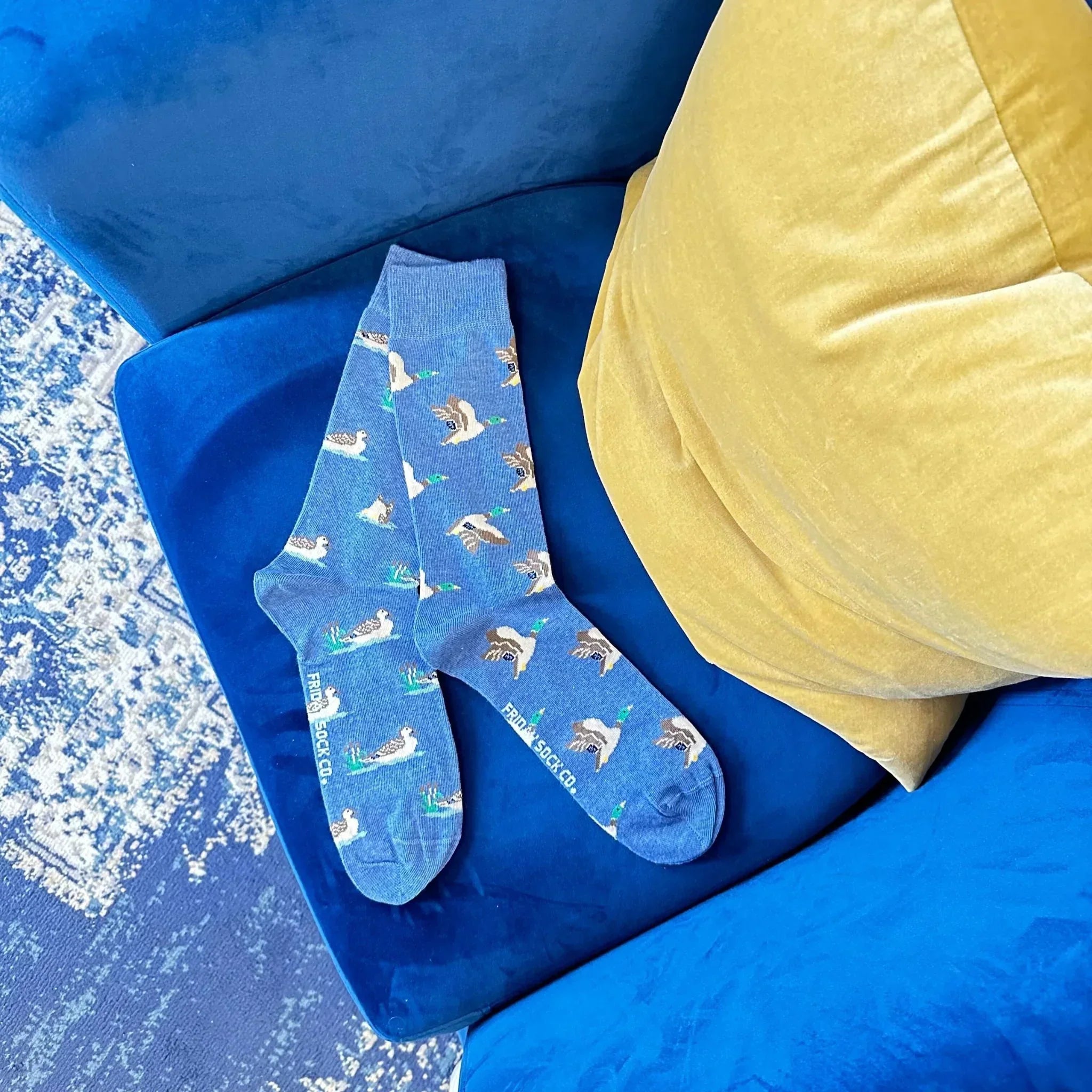 Friday Sock Co Men's Mallard Duck Socks