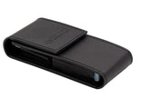 Merkur Leather Case empty for Razor 23001 and 10 Blades, Black