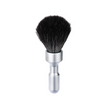 MERKUR Shaving Brush 1700 with Vegan Synthetic Hair in Matt Chrome