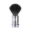MERKUR Shaving Brush 1381 with Vegan Synthetic Hair in Bright Chrome