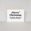 Merry Christmas Large Wood Sign