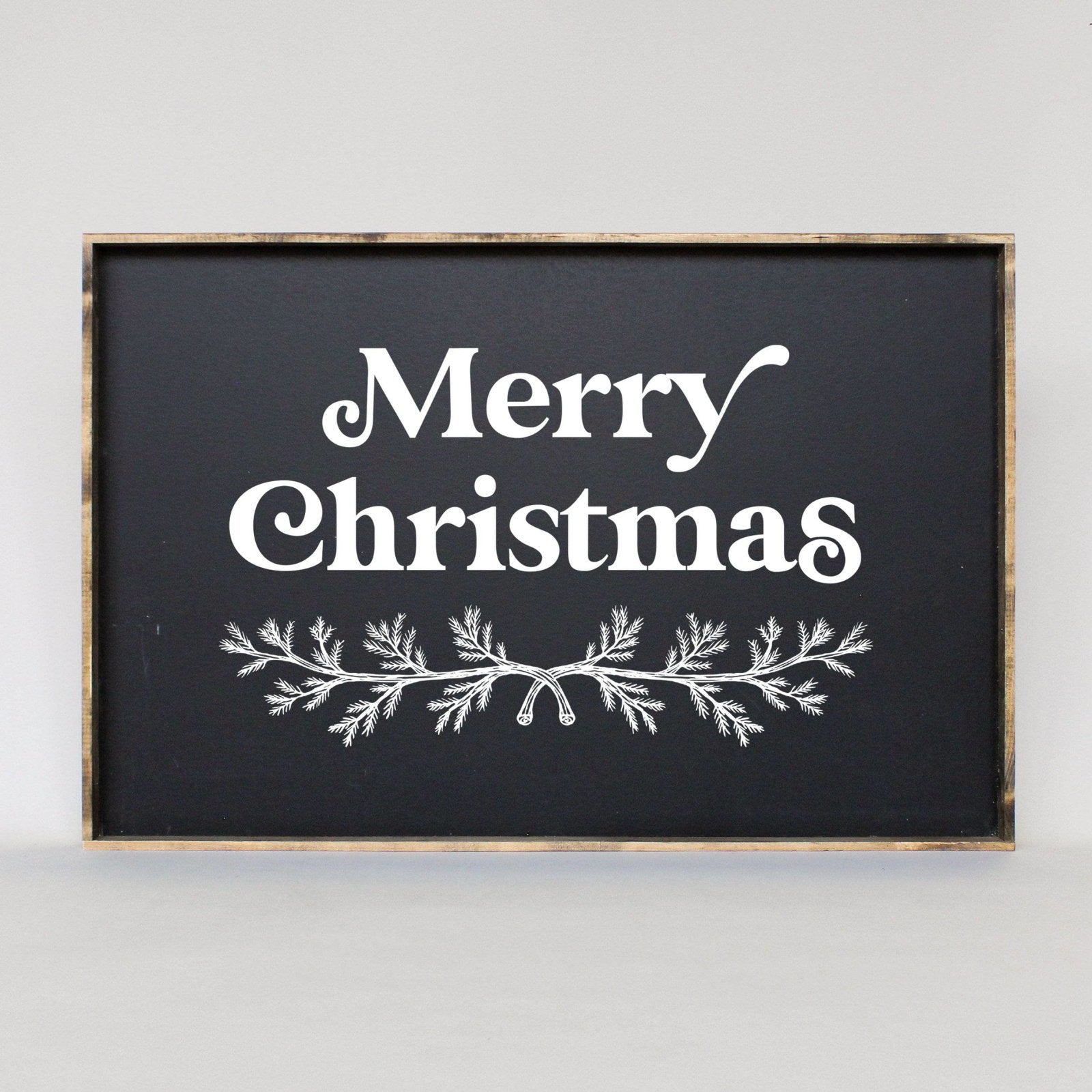 Merry Christmas Large Wood Sign