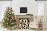 Merry Christmas Large Wood Sign
