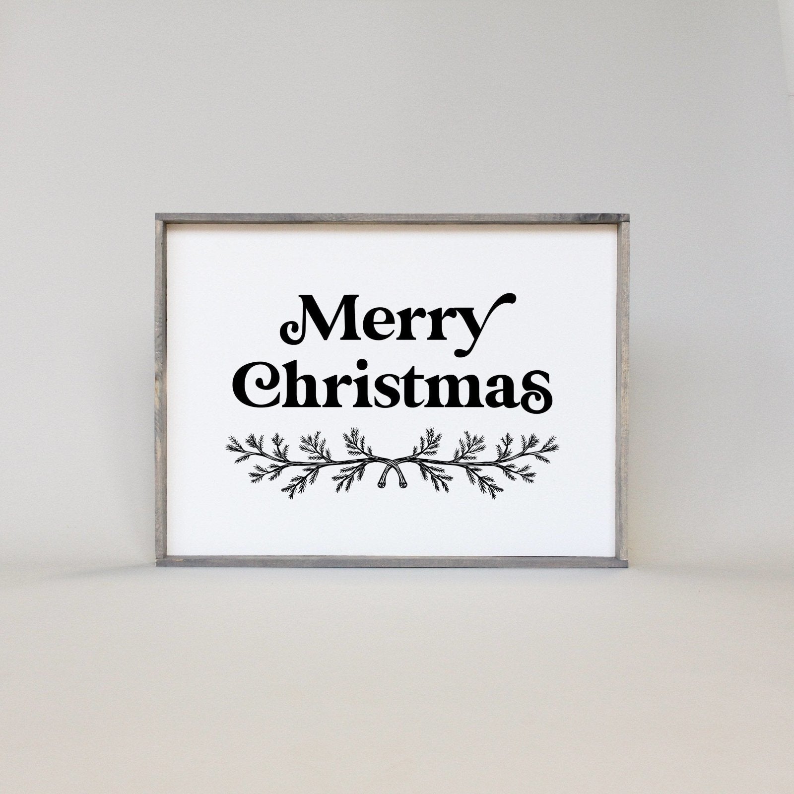 Merry Christmas Large Wood Sign