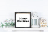 Merry Christmas Mini Wood Sign