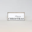 Merry Christmas Wood Sign