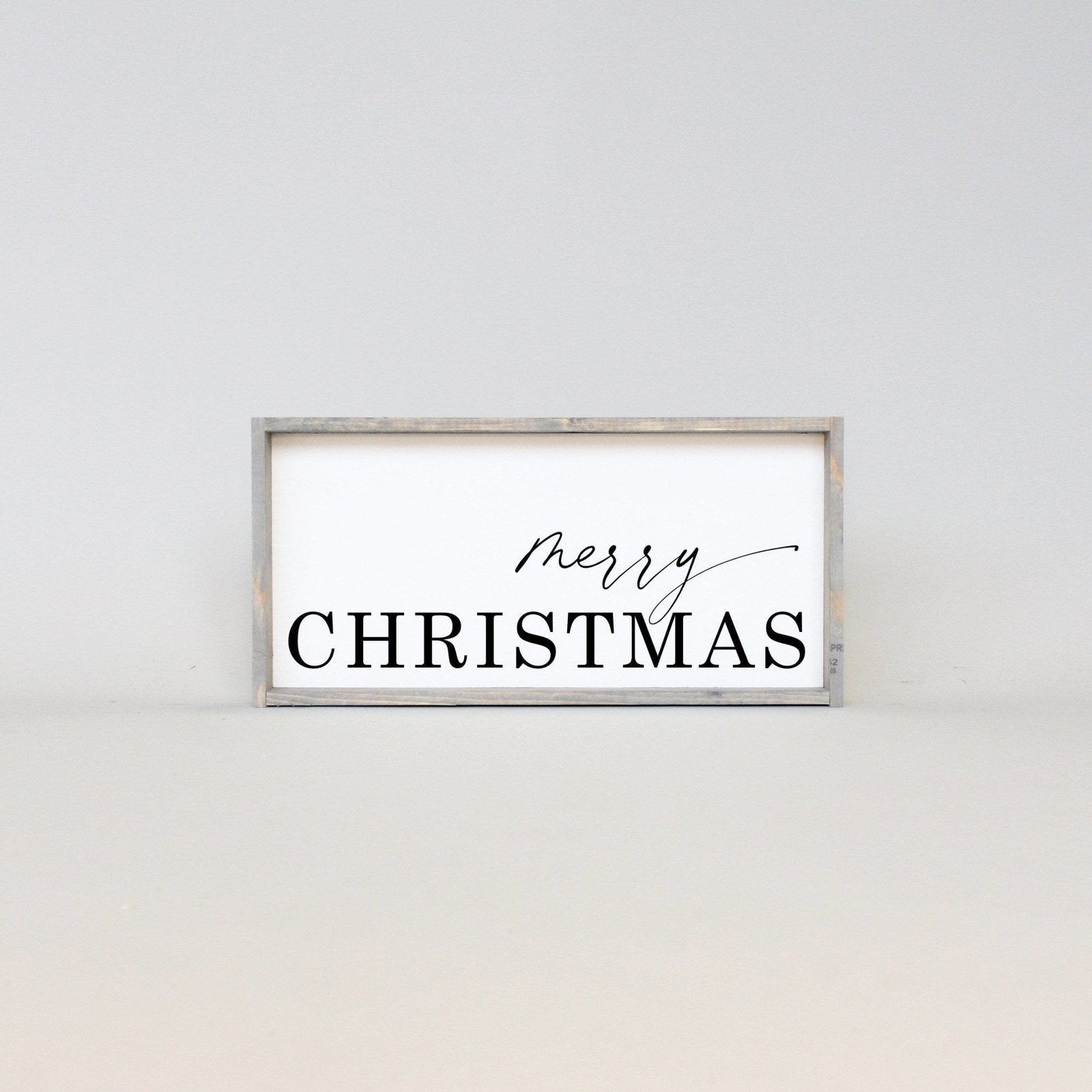 Merry Christmas Wood Sign