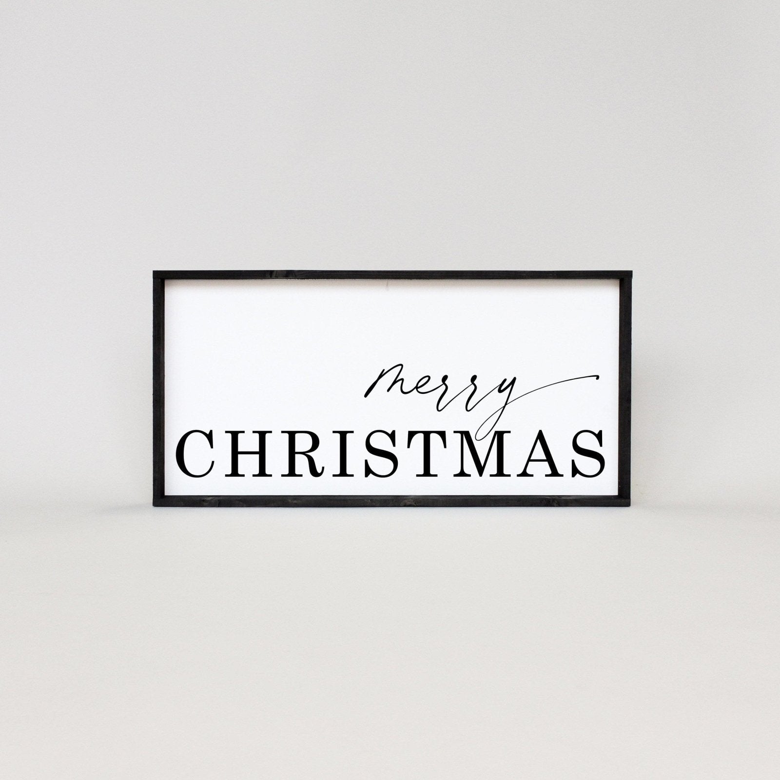 Merry Christmas Wood Sign
