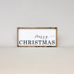 Merry Christmas Wood Sign