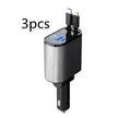 Metal Car Charger 100W Super Fast Charging Car USB And TYPE-C Adapter