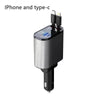 Metal Car Charger 100W Super Fast Charging Car USB And TYPE-C Adapter