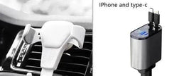 Metal Car Charger 100W Super Fast Charging Car USB And TYPE-C Adapter