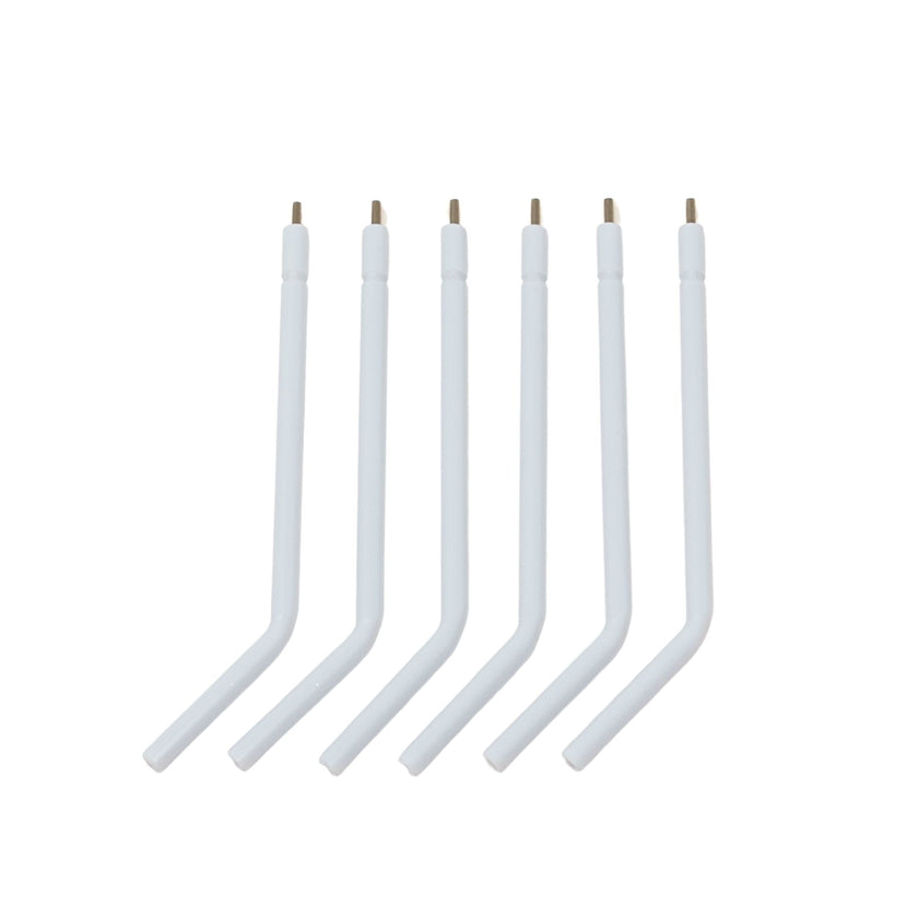 Metal Core Air Water Syringe Tips-White - 250/pk