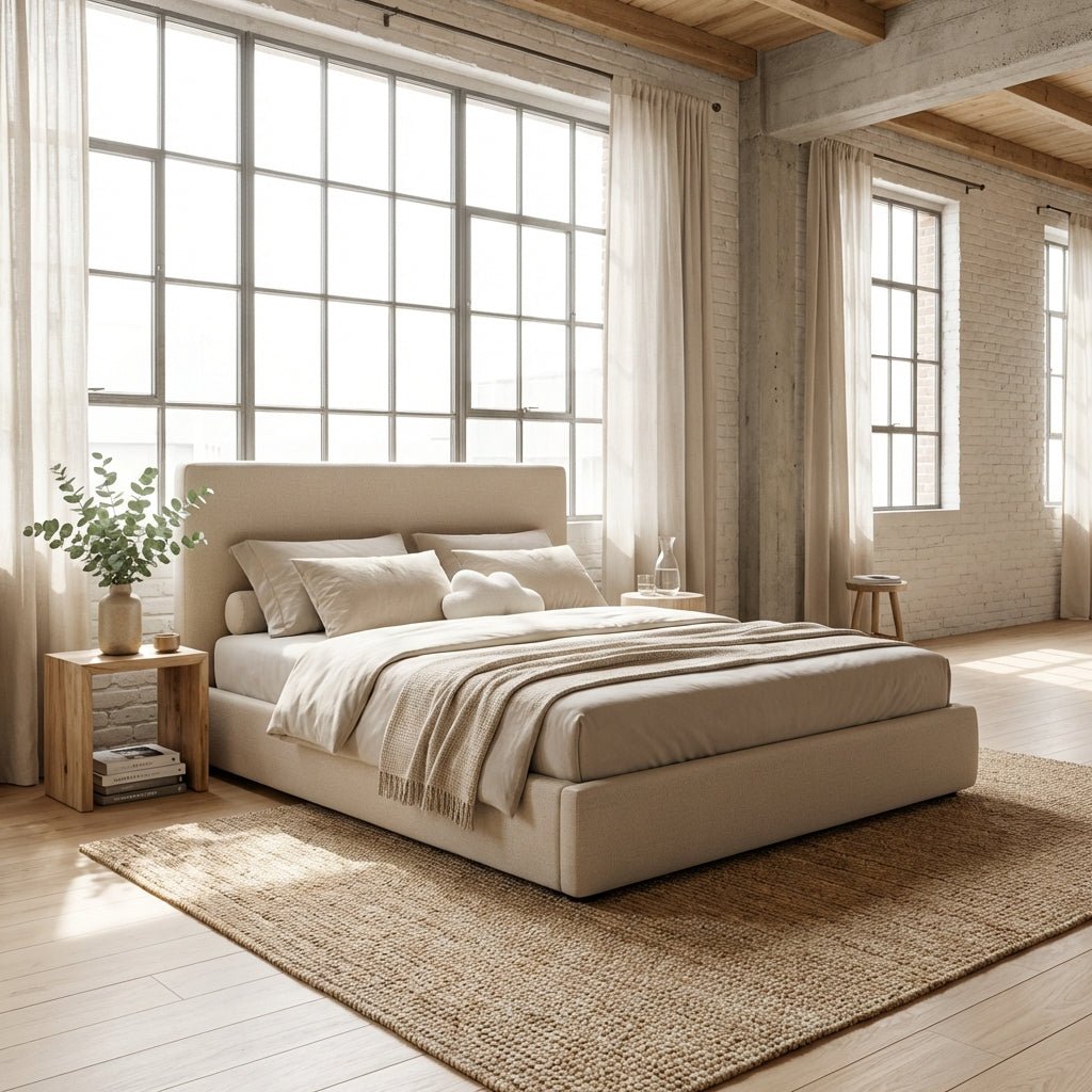 Metro Fabric Queen Bed