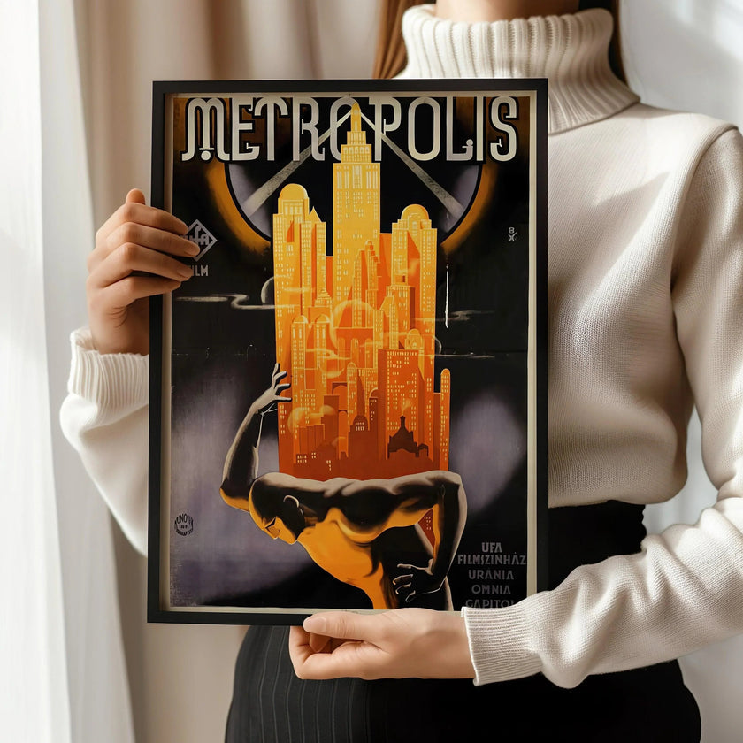 Metropolis (1927) | Vintage Movie Poster (available handframed or unframed)