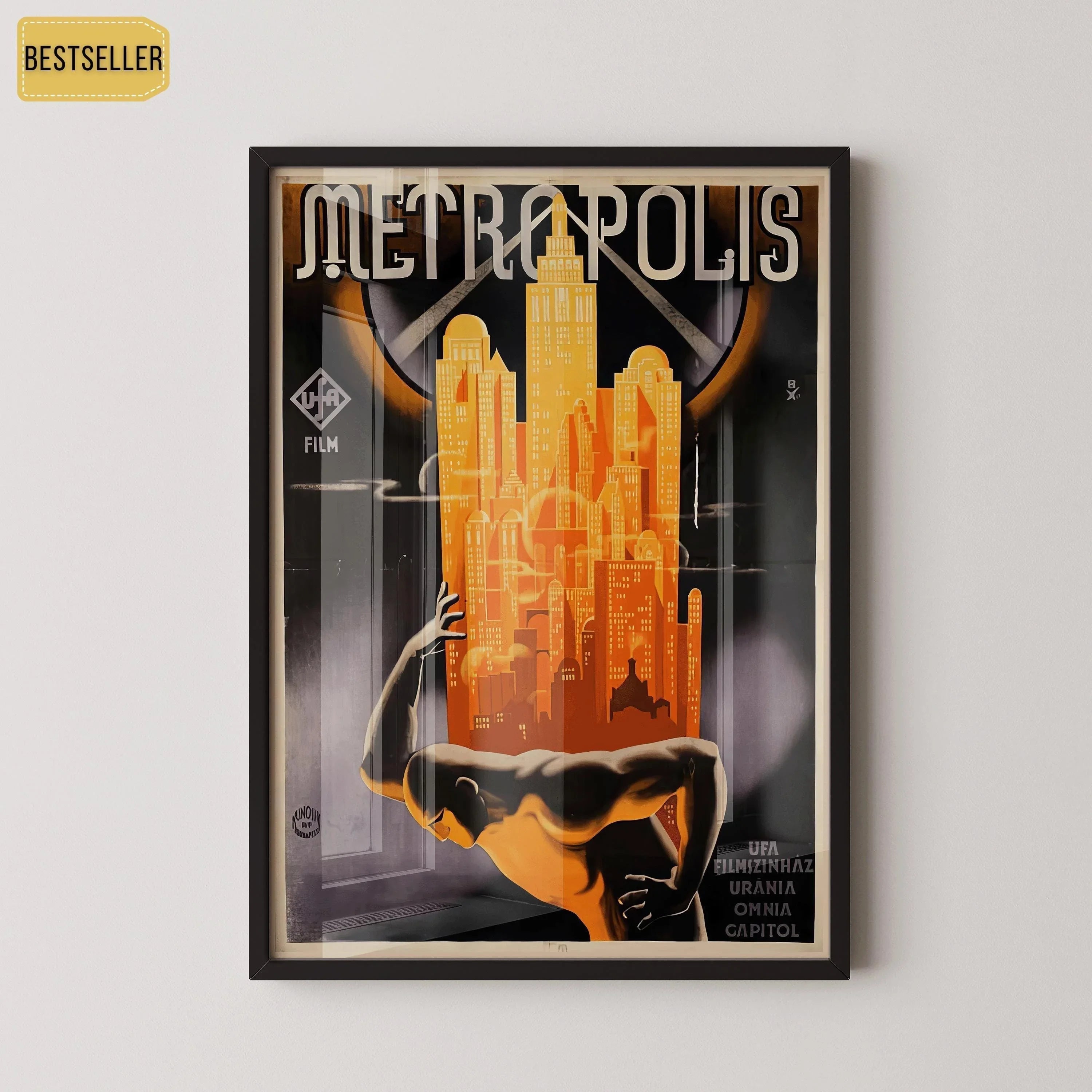 Metropolis (1927) | Vintage Movie Poster (available handframed or unframed)