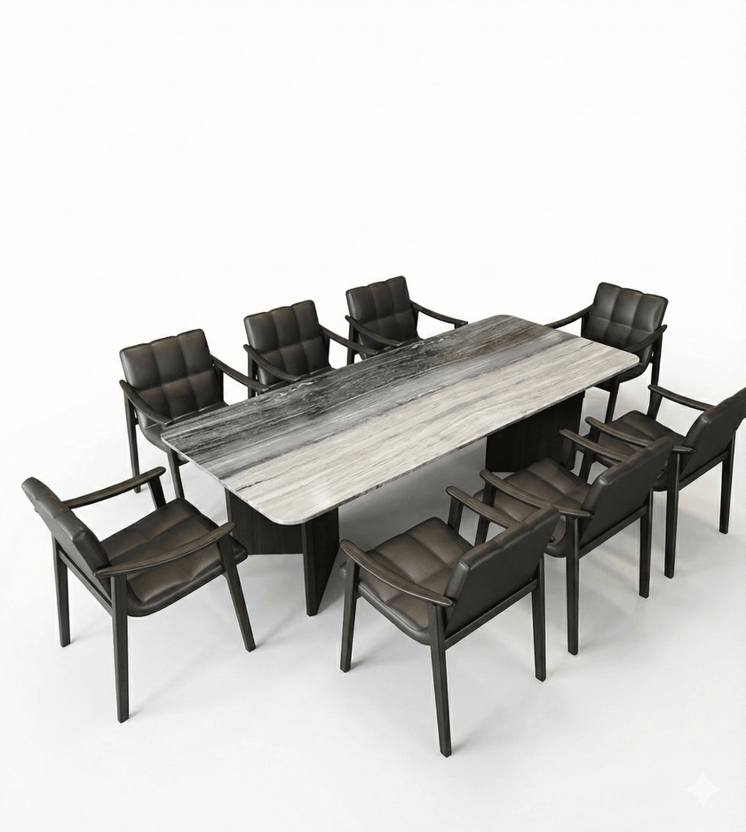 Metropolitan Grand Dining Room Set with 6-8 Chairs