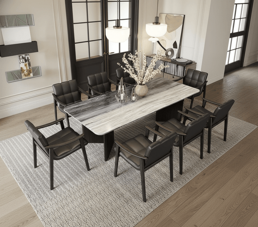 Metropolitan Grand Dining Room Set with 6-8 Chairs