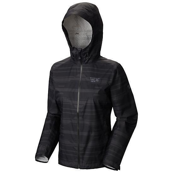 Mountain Hardwear Women's Plasmic Rain Jackets with DryQ-Evap Ultra Breathability